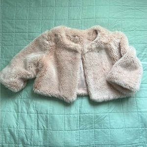 Girls Cozy Faux Fur Jacket